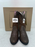 New Kids Brown Smoky Mountain Cowboy Boots. 1122 C 12.5 12 1/2. 23-11
