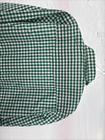 New Men’s Dee-Cee Green Checkered Long Sleeve Pearl Snap Medium O-36