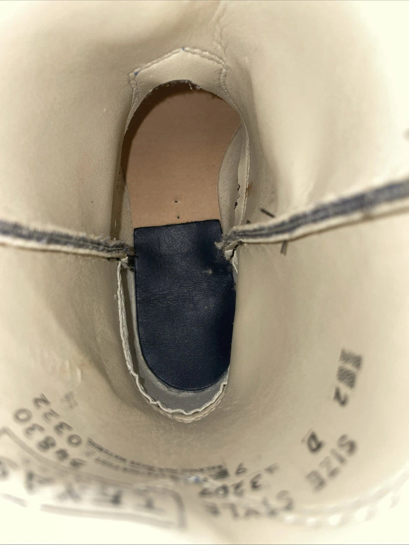 New Kids Navy Texas Brand Cowboy Boots. 3207 2 D. 23-142