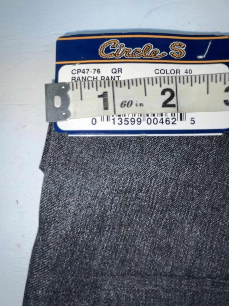 New Vintage Gray Circle S Polyester Pants #CP4776 XX-78