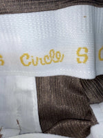 New Vintage Brown Circle S Polyester Pants #CP5091 XX-77