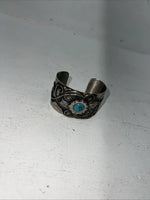New Women’s Montana Silversmiths Silver Scroll Turquoise Bracelet. BC1225 A-62