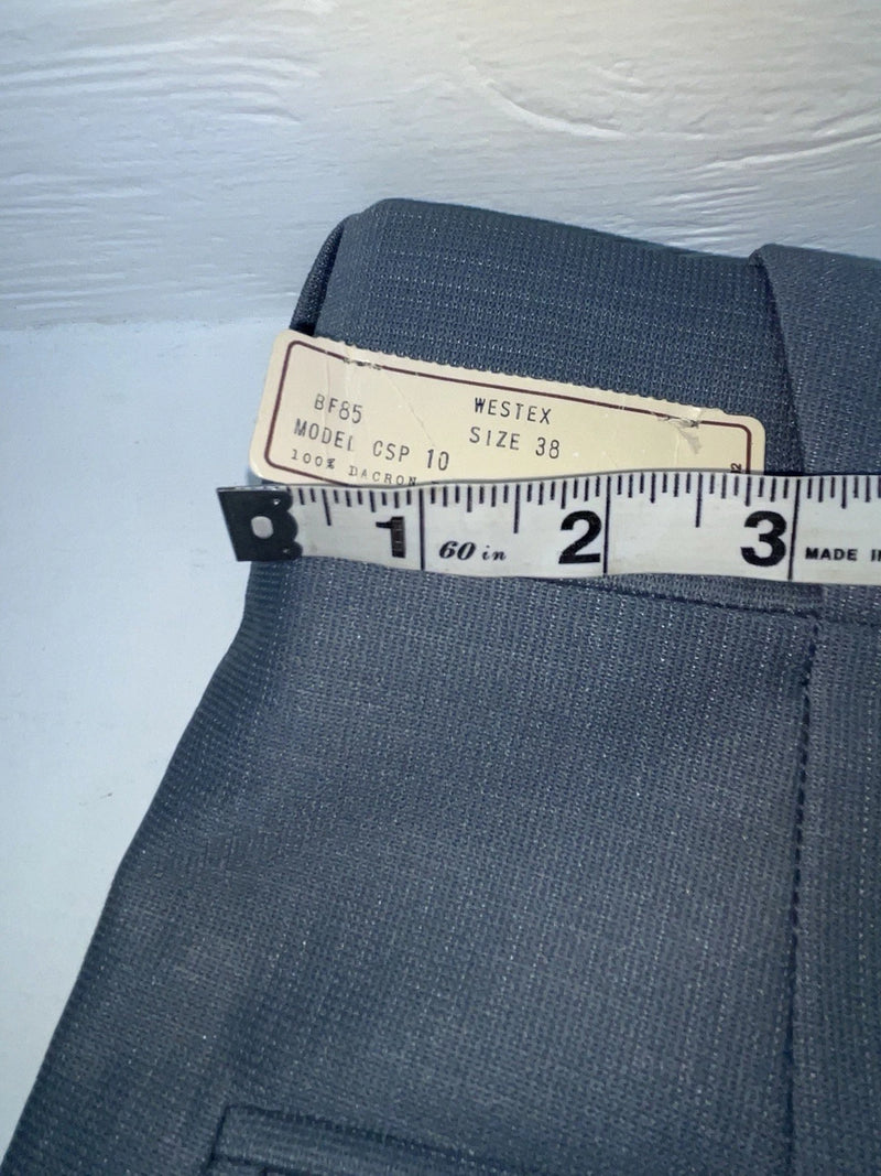 New Vintage Gray Circle S Polyester Pants #0142 XX-102