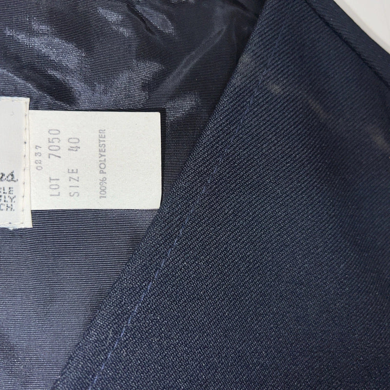 New Men’s Navy Dickson Jenkins Suit Vest 40 #7050 WW-66