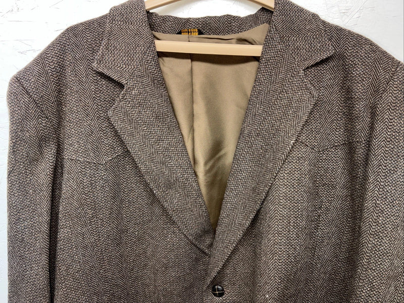 New Men’s Pioneer Wear Brown Suit Jacket 48 #12580 T-608