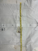 New Kids ELY Classic White Long Sleeve Pearl Snap Size 12 CC-113
