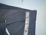 New Vintage Black Speckled Miller Polyester Pants #2624 VV-52
