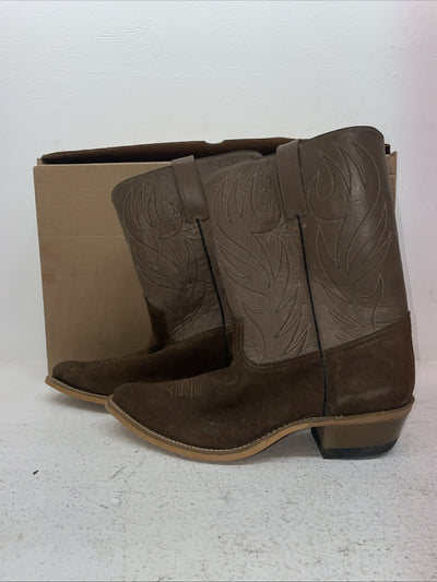 New Men’s Brown Acme Cowboy Boots. 7522 9 D. 3-37