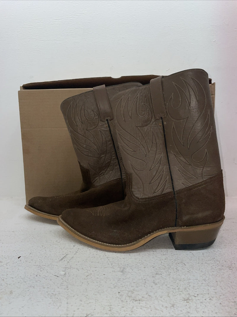 New Men’s Brown Acme Cowboy Boots. 7522 9 D. 3-37