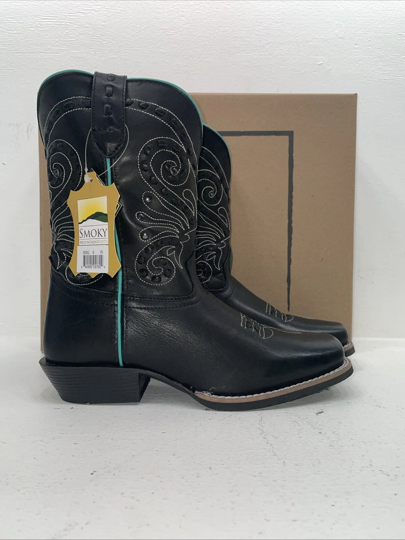 New Women’s Black Smoky Mountain Cowboy Boots. 6062 W 9. 15-99