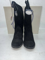 New Women’s Black A Jama Product Cowboy Boots. 5.5 5 1/2. 20-52