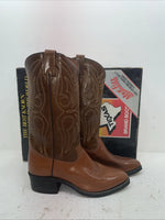 New Men’s Brown Texas Brand Cowboy Boots. M 50 10 D. 7-59