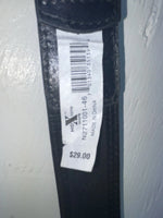 New Black Genuine Leather HD Xtreme 46” Belt #N2711001 NN-100