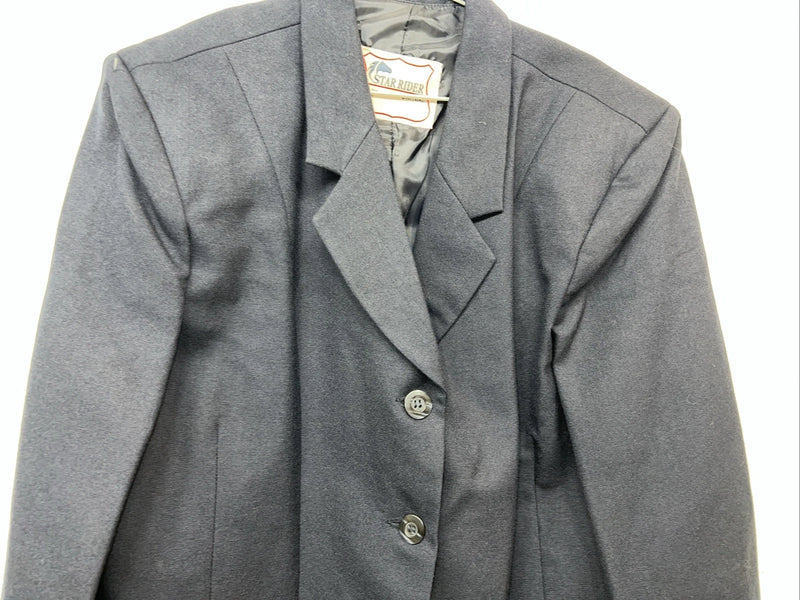 New Women’s Star Rider Blue Riding Coat 18R #21528 R-603
