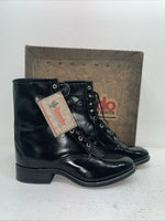 New Men’s Black Lace Up Laredo Cowboy Boots. 1220 9 E E. 4-30