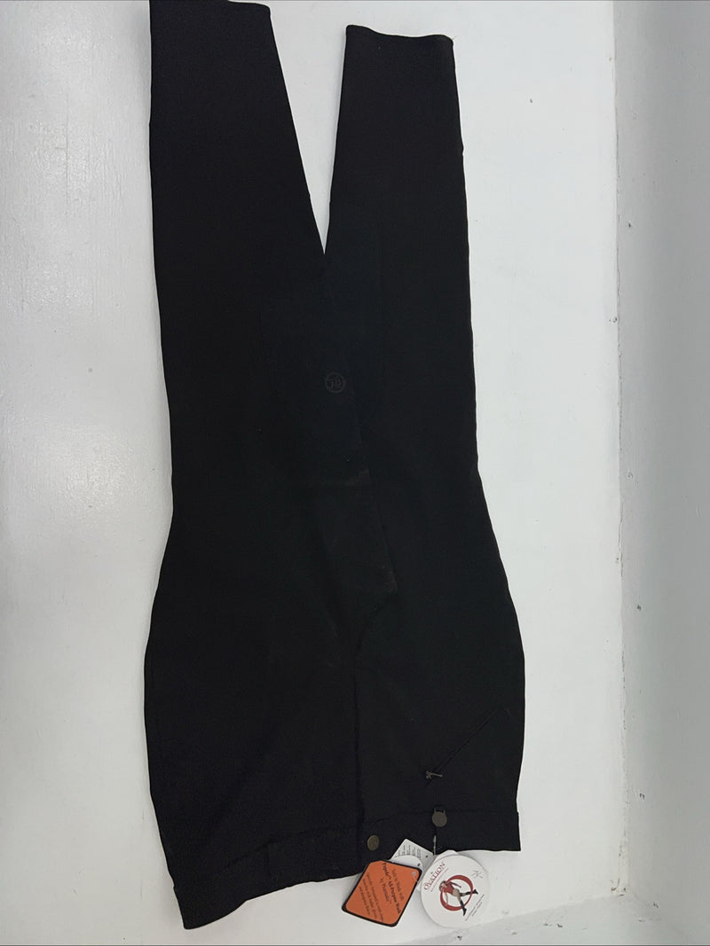 New Women’s Black Ovation English Riding Breeches. 32 R #464096 D-67