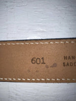 New Brown Genuine Leather Perkies Tooled 20” Belt #601 NN-68