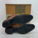 New Women’s Brown Texas Brand Cowboy Boots. 4844 9.5 9 1/2 M. 15-150