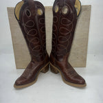 New Women’s Brown Texas Brand Cowboy Boots. 5433 5.5 5 1/2. 20-40