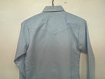 New Women’s Blue H Bar C Long Sleeve Button Up Shirt 3B-97
