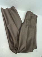 New Vintage Brown Circle S Polyester Pants #CP5091 SS-12