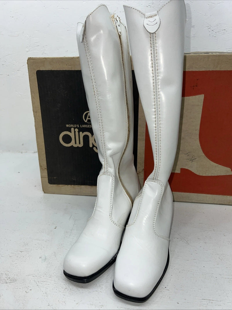 New Women’s White Dingo Cowboy Boots. 7631 6 M. 20-101