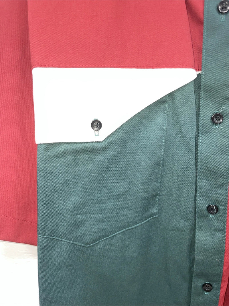 New Men’s Cowboy Threads Multiple Color Short Sleeve Button Up Medium B-98