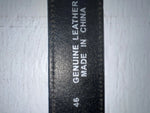New Black Genuine Leather HD Xtreme Tooled 46” Belt #N2712801 NN-128