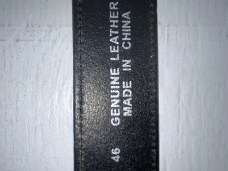 New Black Genuine Leather HD Xtreme Tooled 46” Belt #N2712801 NN-128
