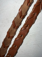 New Tough 1 Leather Brown Square Raised English Bridle And Reins #20-7556 Y-34