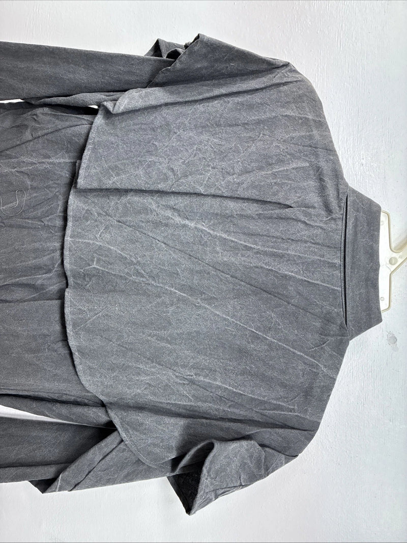 New women’s Longhorn Gray Long Sleeve Button Up Size 30 MM-74