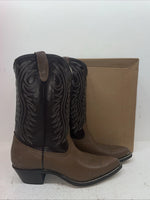 New Men’s Brown Texas Brand Cowboy Boots. 508201 10.5 10 1/2 D. 7-64