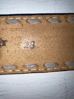 New Brown Genuine Leather Wright Tooled 28” Belt #10412 JJ-41