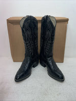 New Men’s Black Bronco Cowboy Boots. 1920 7 E E. 1-54
