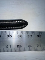 New Black Genuine Leather Nocona Silver Pendent 32” Belt #2410601 Z-104