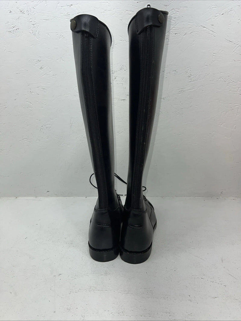 New Women’s Black Comfort Riders English Riding Boots. 9 W. 12-80