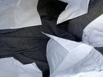 New Vintage Gray Circle S Polyester Pants #CP4776 XX-73