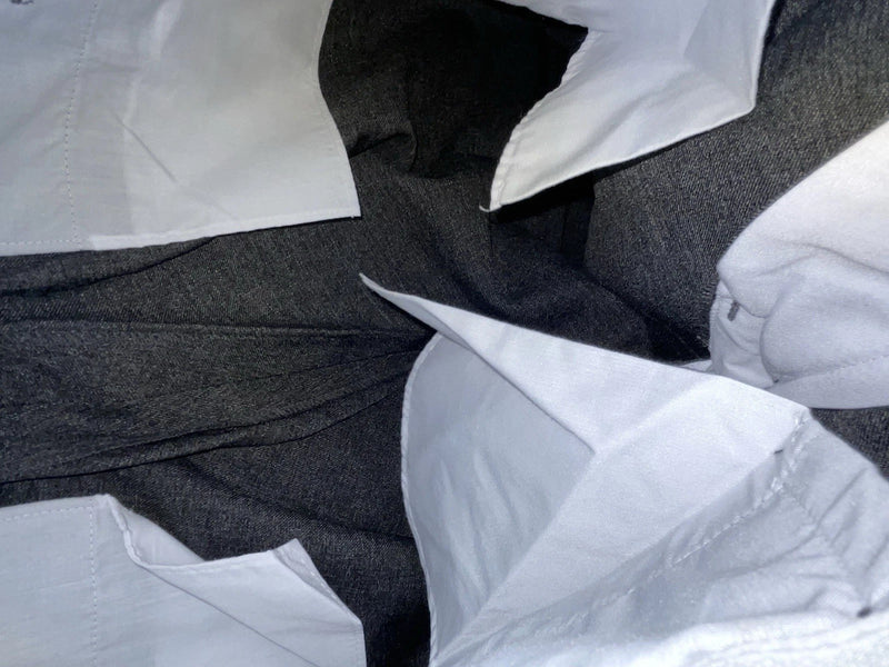 New Vintage Gray Circle S Polyester Pants #CP4776 XX-73