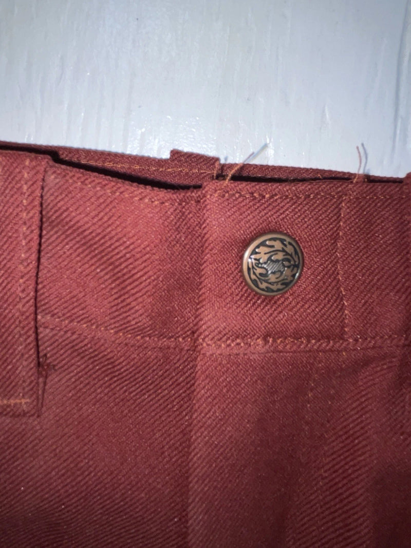 New Vintage Red Dickson Jenkins Polyester Pants #9928 ZZ-72