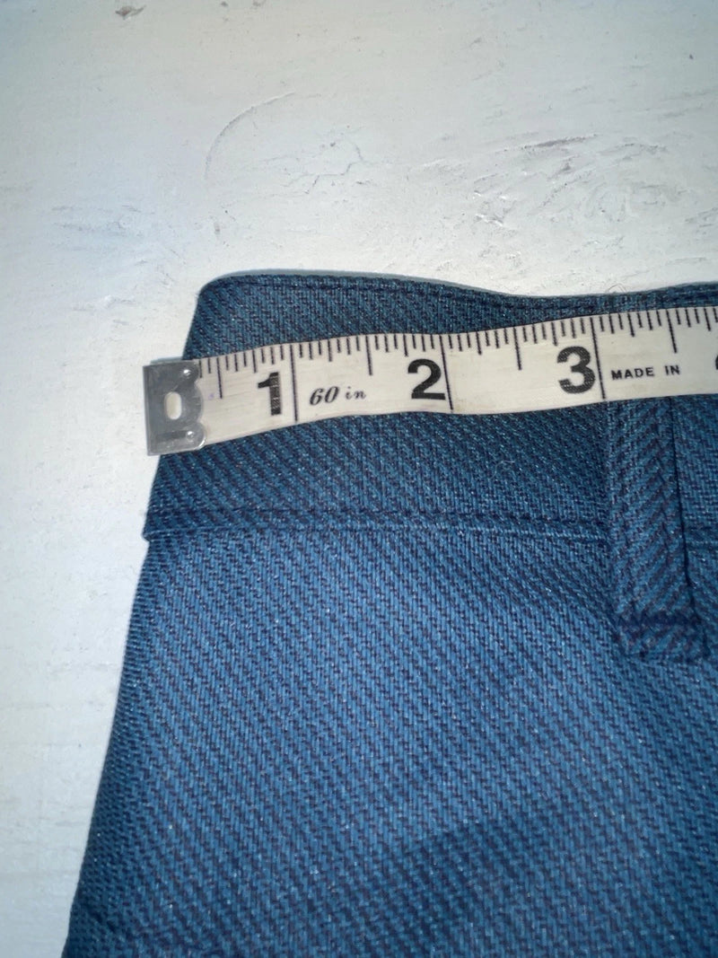 New Vintage Blue Miller Polyester Pants #2624 3A-46