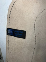 New Children’s Tan Congress Leather Show Chaps Fringe Adjustable Waist 21” I-67