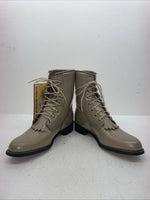 New Women’s Brown Lace Up Texas Brand Cowboy Boots. 4498 8 M. 16-117