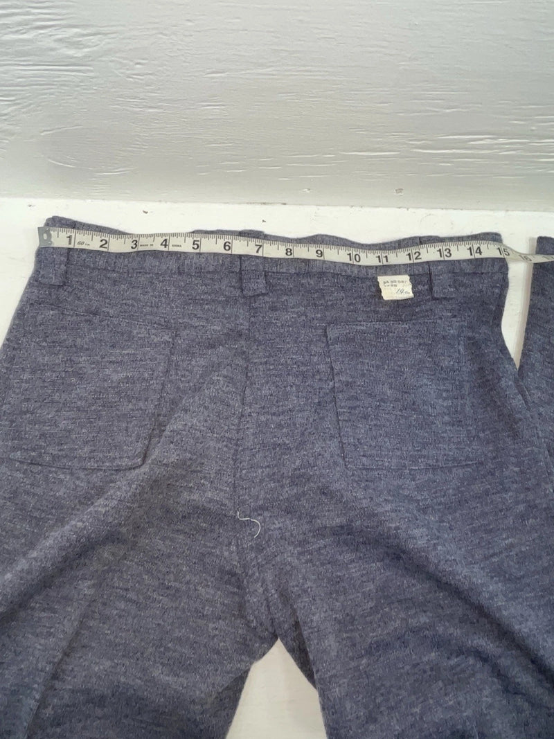 New Vintage Blue Polyester Pants #5450087 VV-115