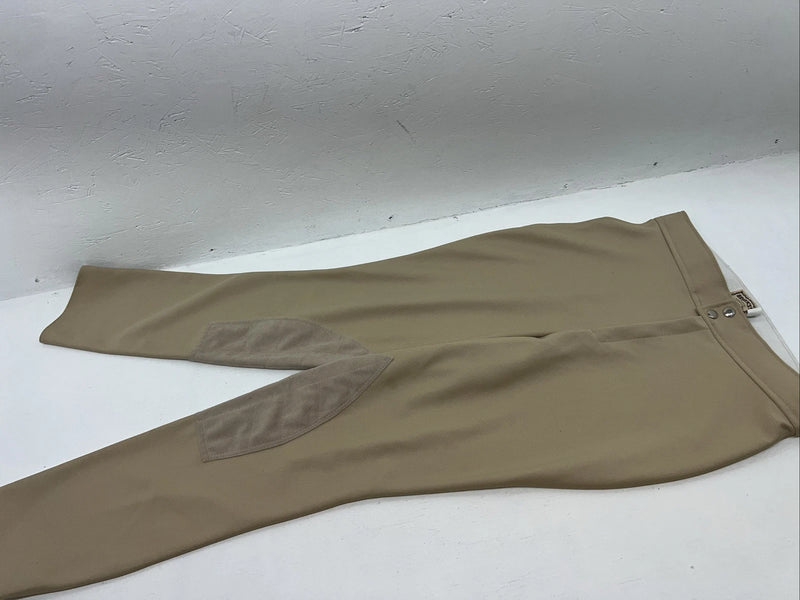 New Women’s Tan Breeks English Riding Pants. XL D-77