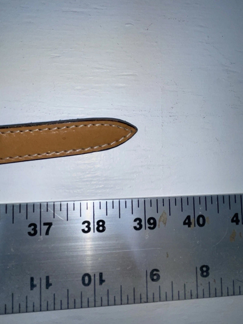 New Brown Genuine Leather Textan Colored Stripes 34” Belt #028856 Z-148