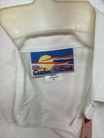 New Women’s Cricket Creek White Long Sleeve Button Up Small LL-35