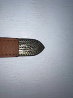New Brown Genuine Leather Dingo Weaved 28” Belt #4591 JJ-109