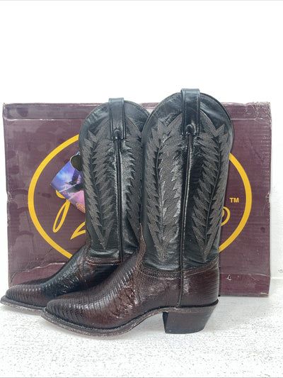 New Youth Brown J Chisholm Cowboy Boots. 851 5 M. 2-110