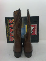 New Men’s Brown Texas Brand Cowboy Boots. 7811 10 D. 6-45