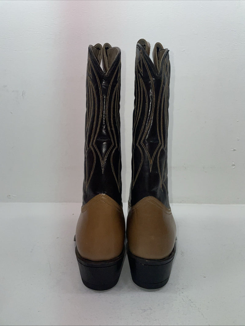 New Men’s Brown Texas Brand Cowboy Boots. 6544 10 D. 7-117